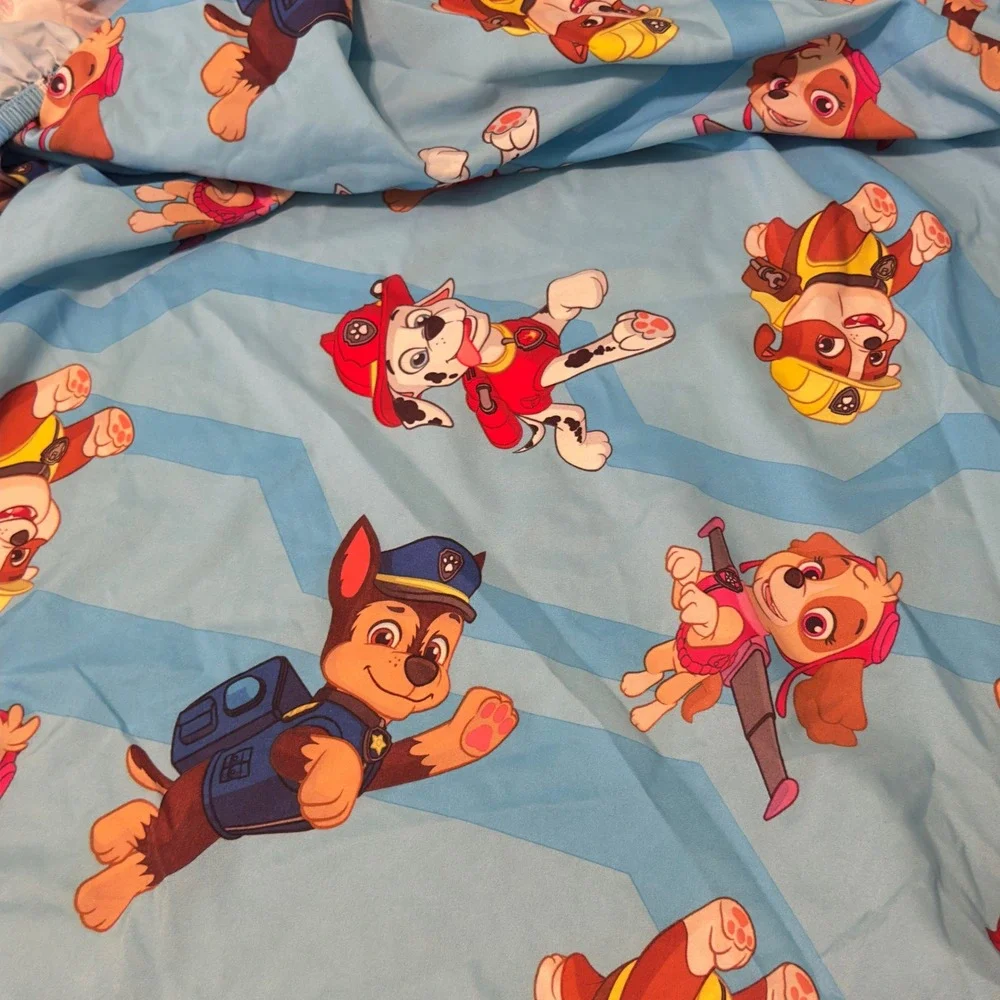 Nickelodeon Paw Patrol Blue 2 Twin Fitted Sheets and 1 Pillowcase Set 2016